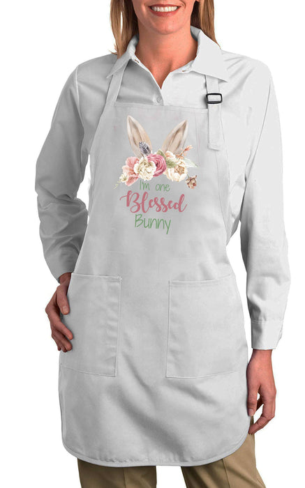 Easter One Blessed Bunny Cotton Apron