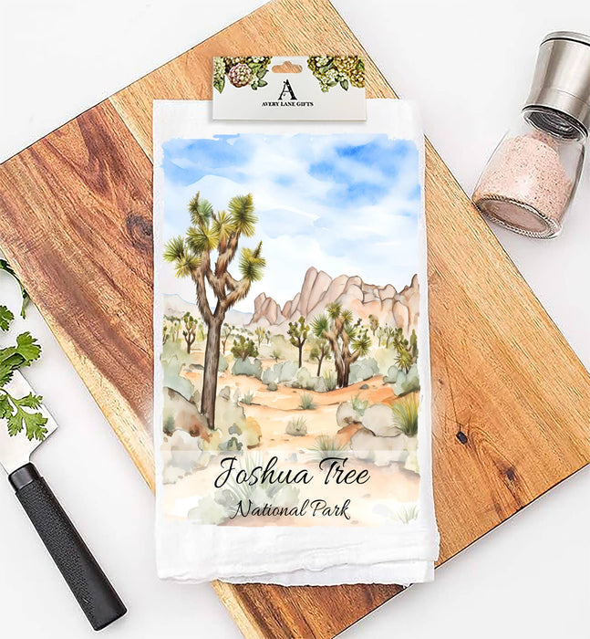 Joshua Tree National Park California Flour Sack Tea Towel