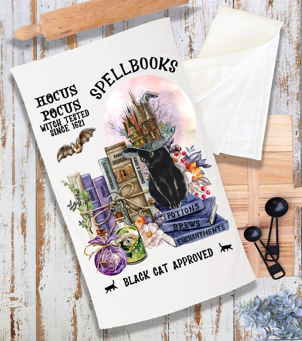 Halloween Hocus Pocus Spellbooks Terry Cloth Towel