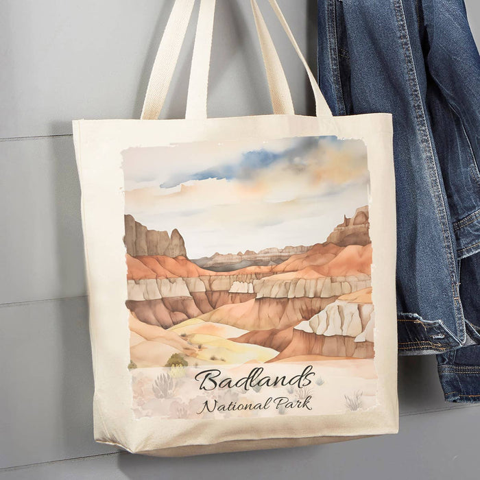 Badlands National Park South Dakota 12 oz Canvas Tote Bag