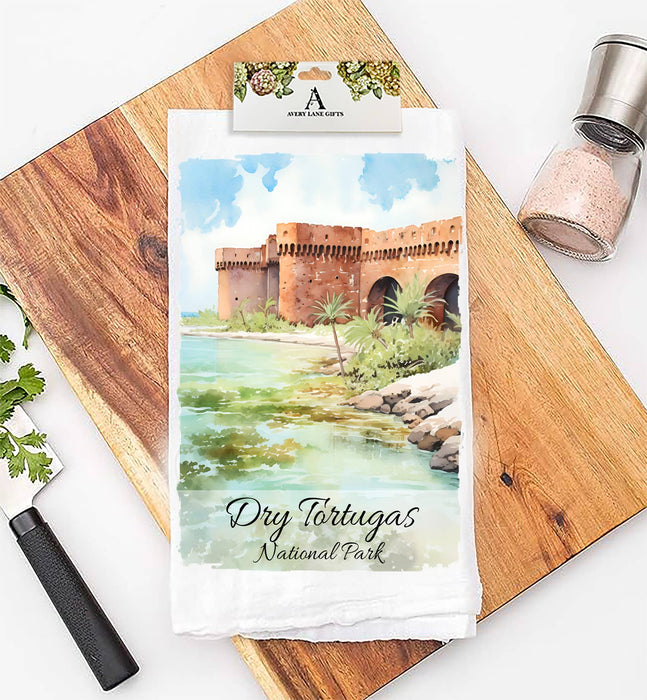 Dry Tortugas National Park Florida Flour Sack Tea Towel