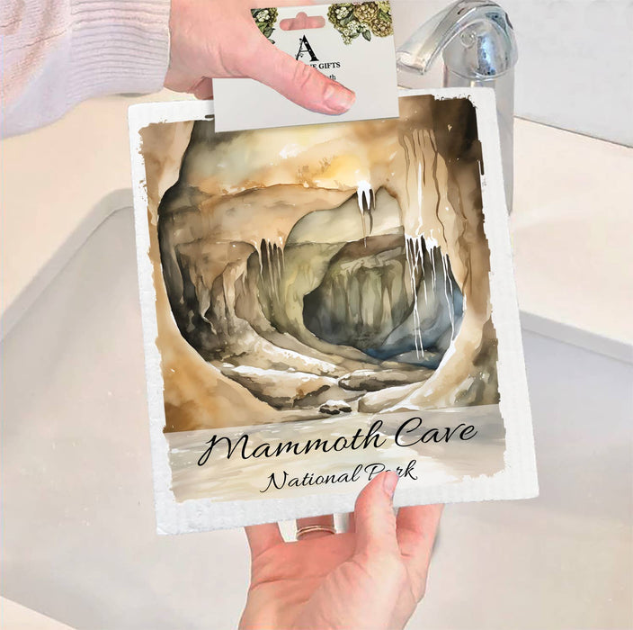 Mammoth Cave national Park Kentucky SWEDISH DISH CLOTH
