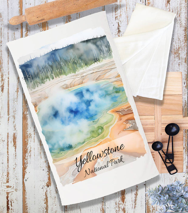 Yellowstone National Park Wyoming Terry Cloth Towel