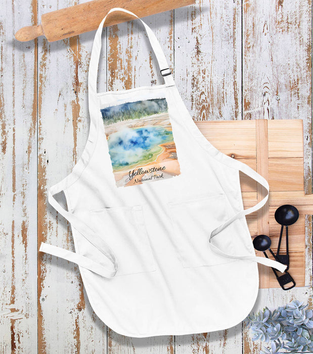 Yellowstone National Park Wyoming Kitchen Cotton Apron