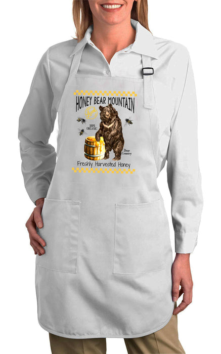 Honey Black Bear Mountain Cotton Apron