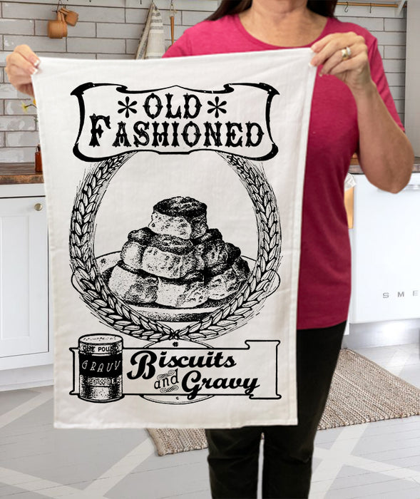Country Farm Biscuits & Gravy Cotton Terry Towels