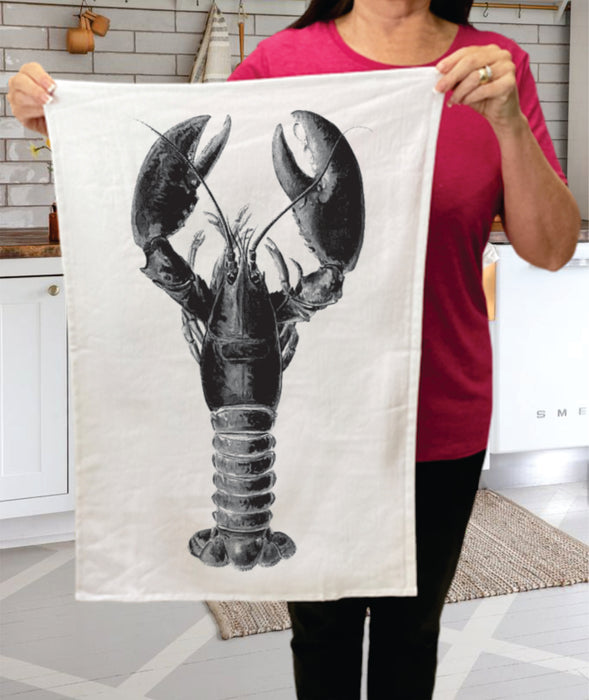 Victorian Main Lobster Ocean Creatures Cotton Terry Towels