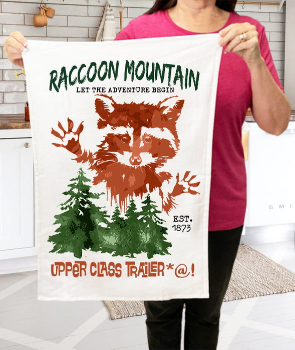 Raccoon Mountain Upper Class Trailer Trash Cotton Terry Towel