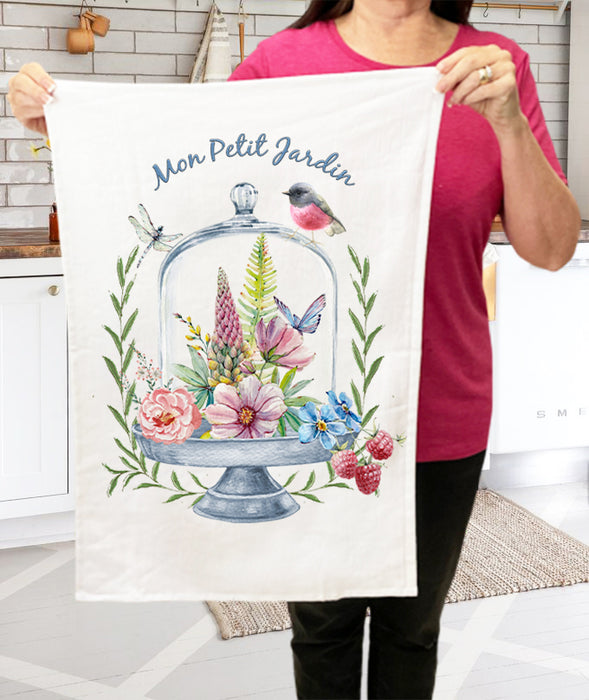 Mon Petit Jardin Little Garden Kitchen Cotton Terry Towels