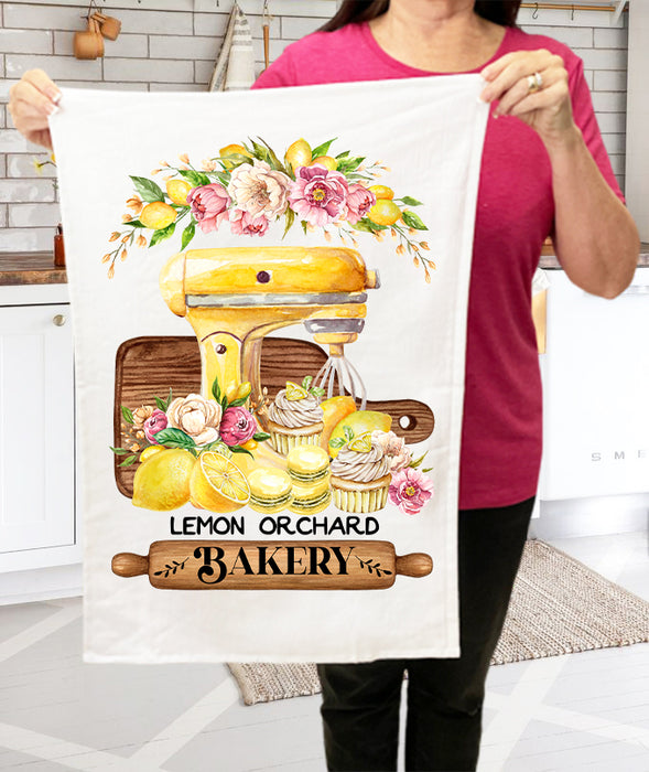 Farmhouse Lemon Orchard Bakery Terry Towel