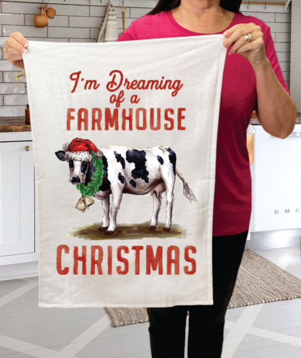 I'm Dreaming of a Farmhouse Christmas Cotton Terry Towels