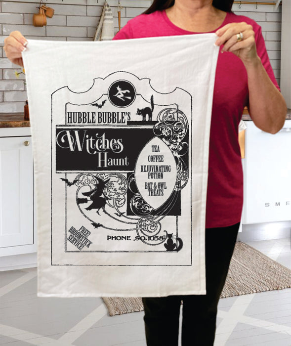Hubble Bubbles Witches Haunt Cotton Terry Towels