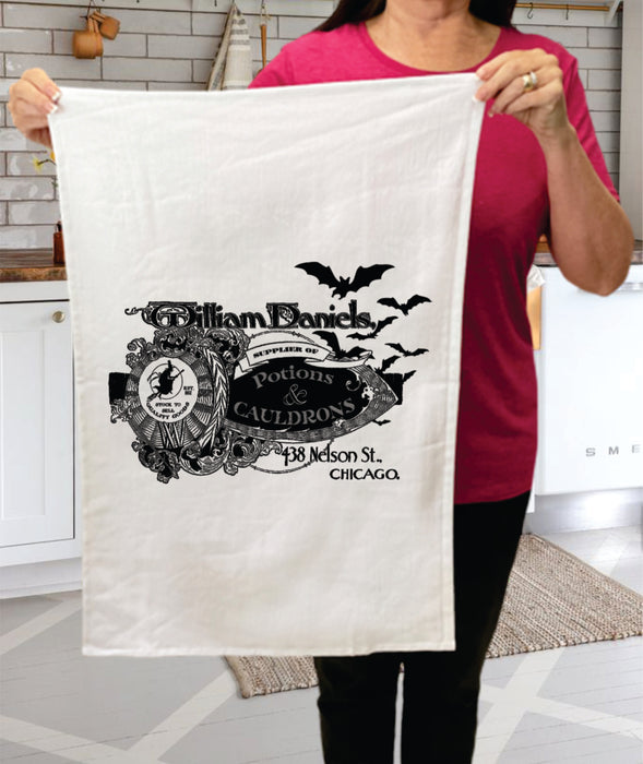 Potions and Cauldrons William Daniels Witch Terry Towels