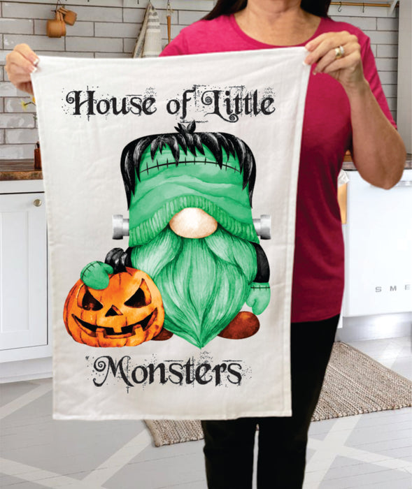 Gnome House of Monsters Halloween Cotton Terry Towel