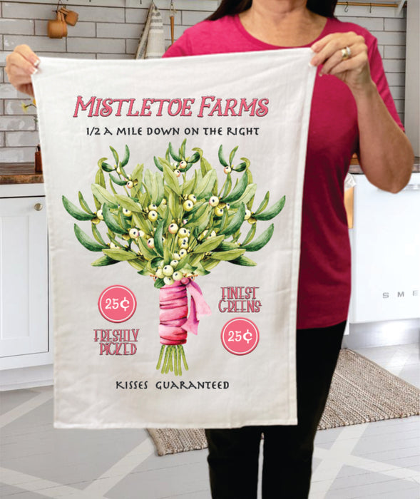 Mistletoe Farms Christmas Cotton Terry Towels