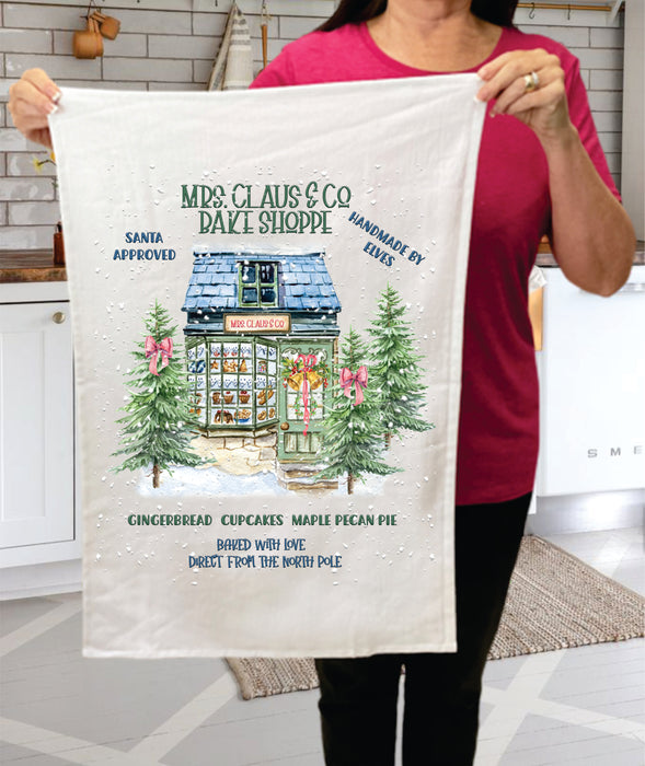 Christmas  Mrs Claus Bake Shoppe Cotton Terry Towels