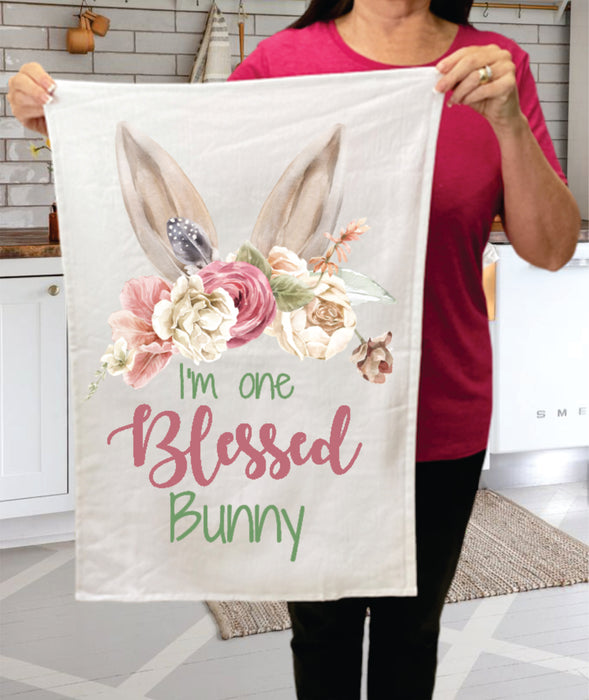 Easter One Blessed Bunny Cotton Terry Towel