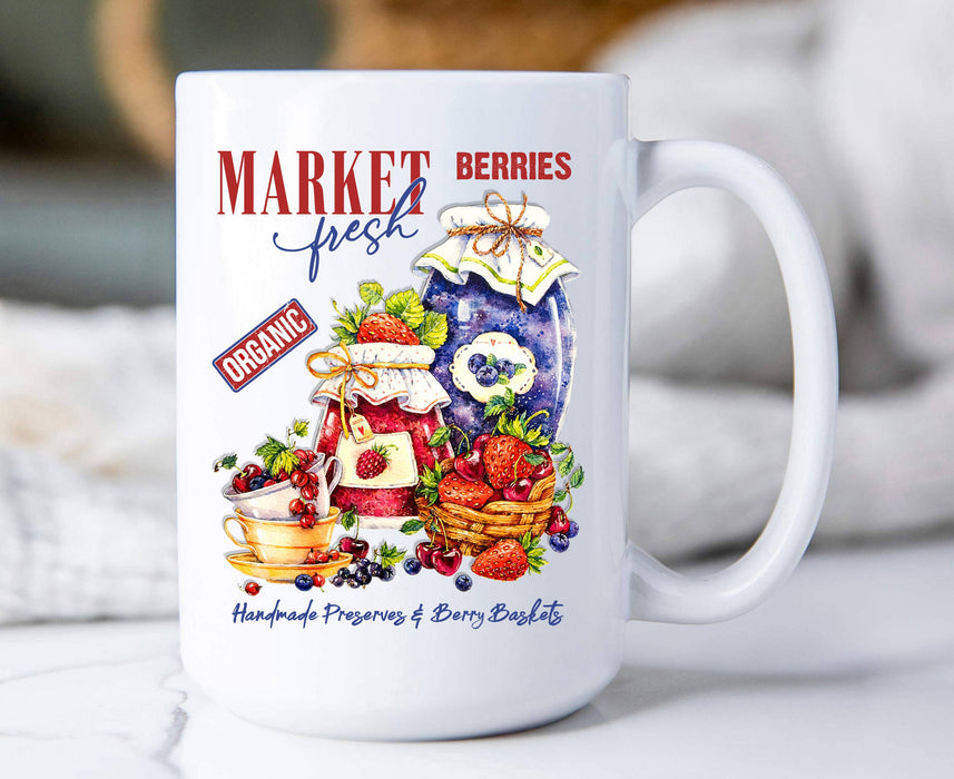 Farm Fresh Berries Preserves  Coffee Mug