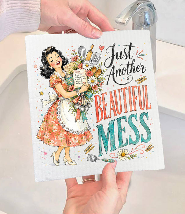 Housewives Beautiful Mess Swedish Dishcloth