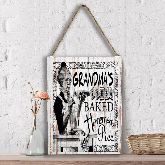 Grandma's Fresh Baked Homemade Pies, Wall Decor