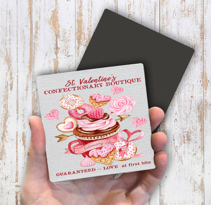 Valentine Cookies Cakes Bakery Magnet Fridge