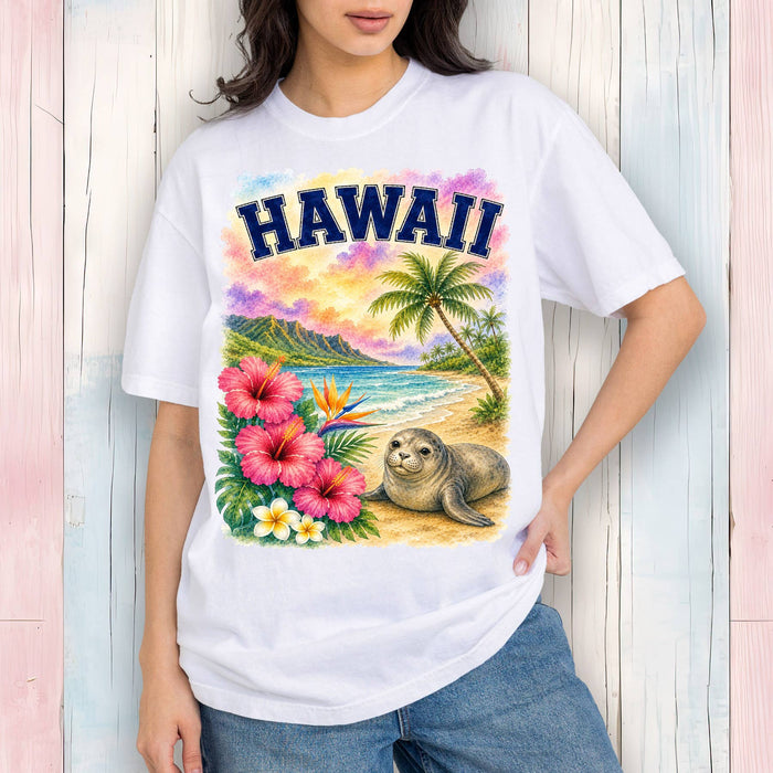 Hawaii State Bird and Animal T-Shirt