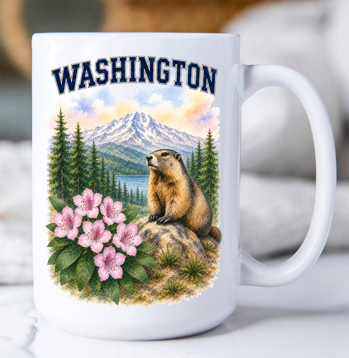 Washington State Bird and Animal Coffee Mug