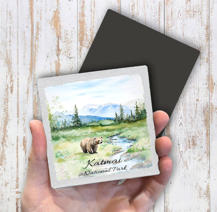 Katmai National Park Alaska Magnet Fridge