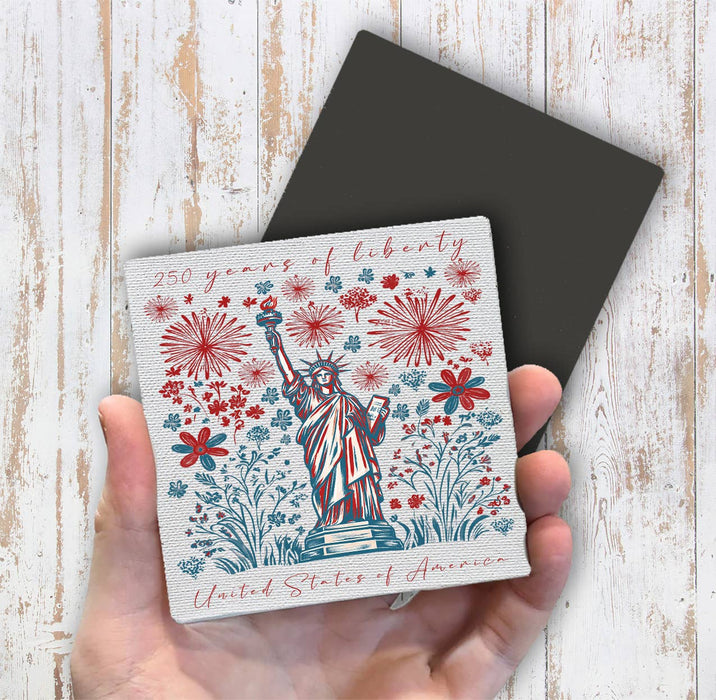 Patriotic Liberty 250 Anniversary America Magnet Fridge