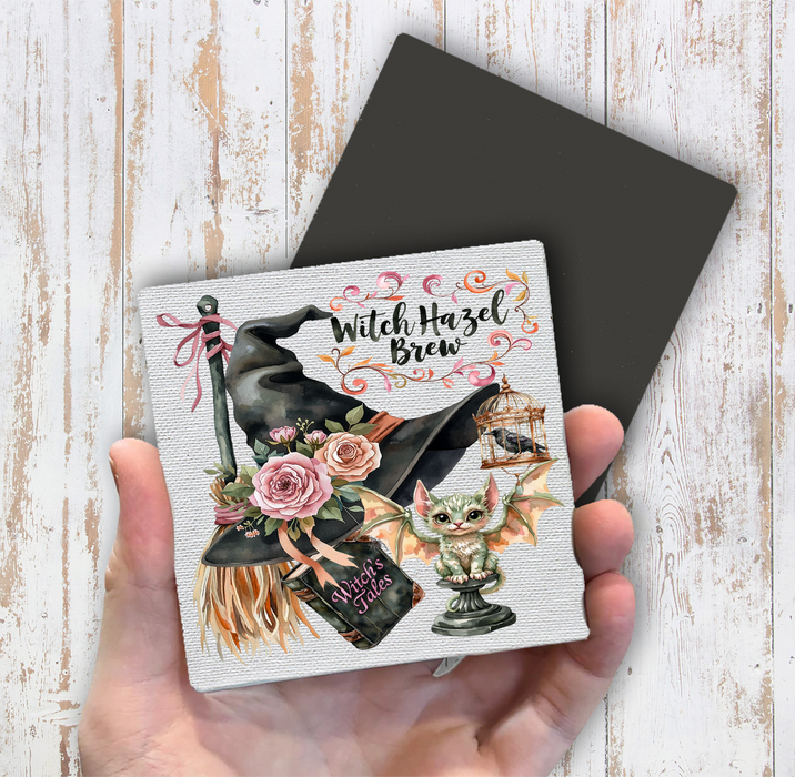 Halloween Witch Hazel Brew Magnet Fridge