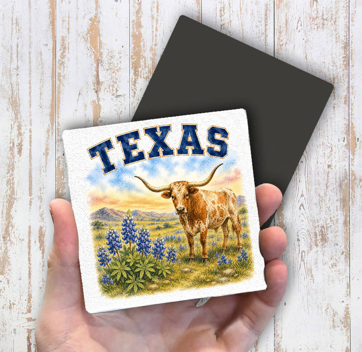 Texas State Bird and Animal Magnet Fridge