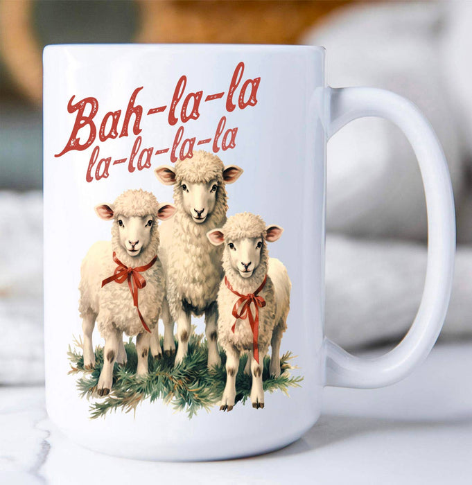 Christmas Bah-La-La-La Sheep Coffee Mug