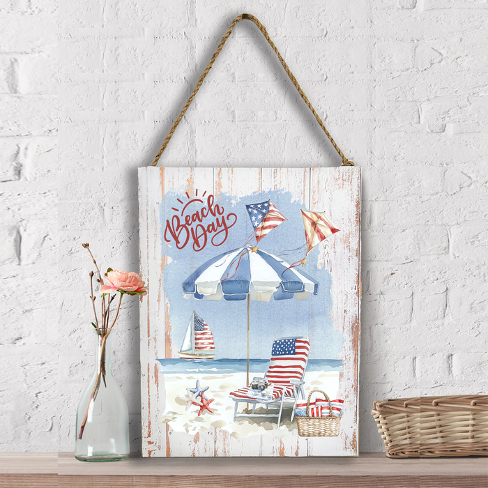 Beach Day Coastal Ocean  Wall Decor
