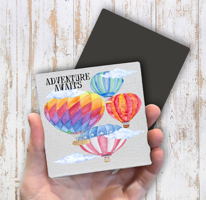 Hot Air Balloons Adventure Awaits Magnet Fridge