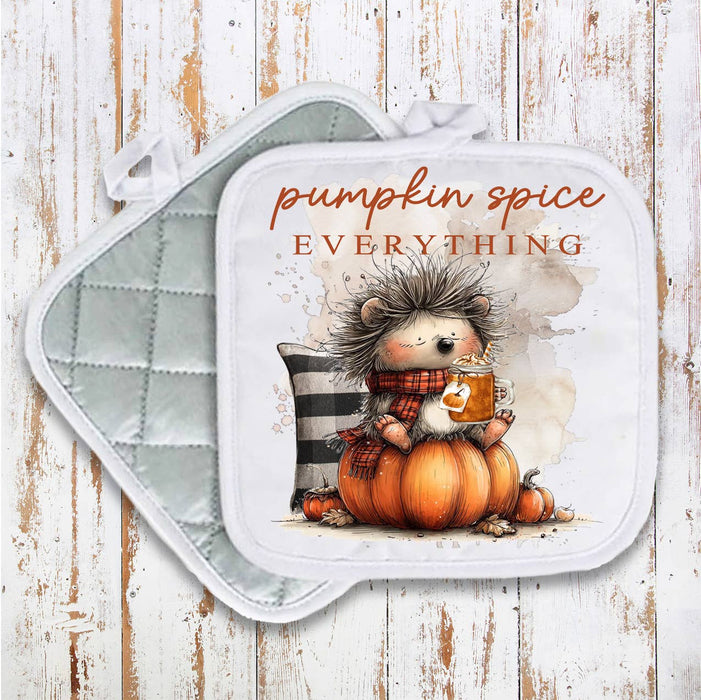 Pumpkin Spice Evrything  Pot Holder