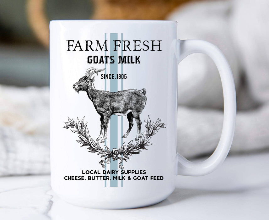 Vintage Farm Fresh Goats Milk Coffee Mug
