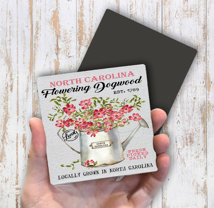 North Carolina State Flower Dogwood Magnet Fridge