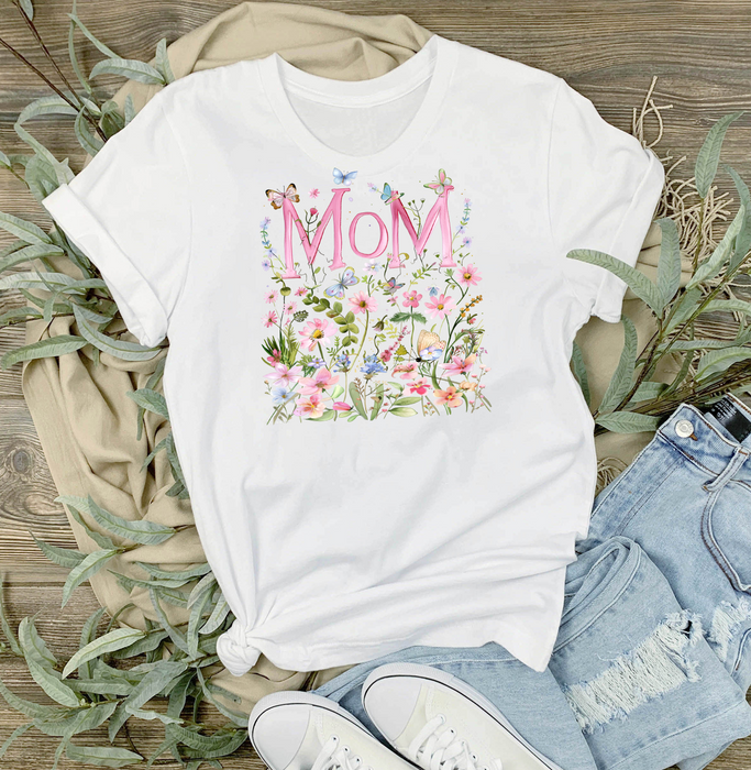 Mother's Day Wild Flowers Mom T-Shirt