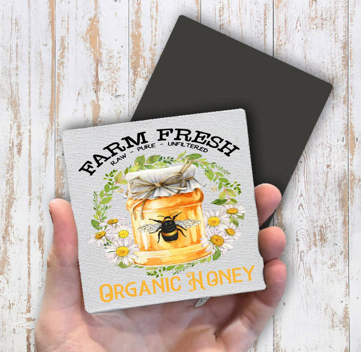 Farm Fresh Honey Bees Magnet Fridge
