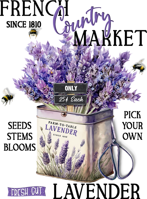 French Country Lavender Market