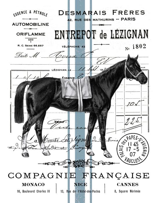 Vintage French Horse