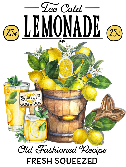 Modern Farmhouse Ice Cold Lemonade