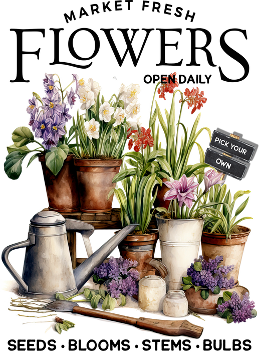 Market Fresh Garden Flowers