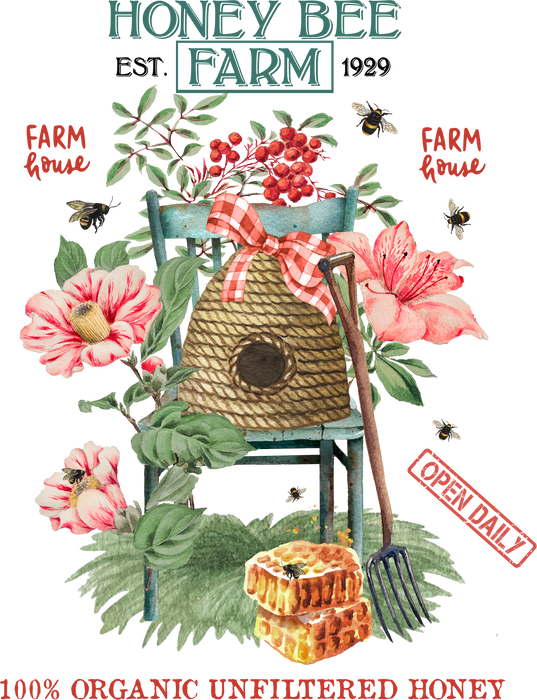 Honey Bee Farm Pink