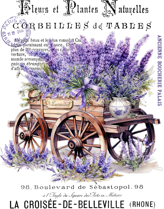 Vintgae French Lavender