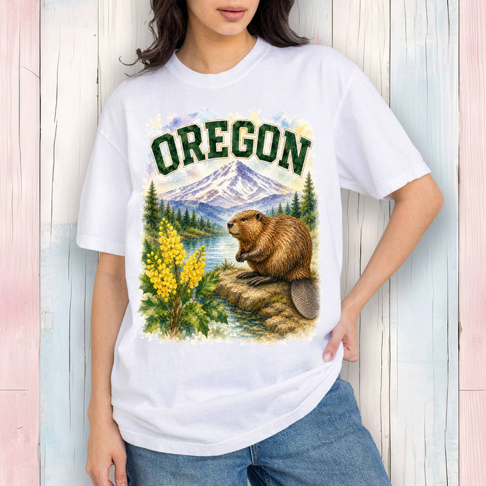 Oregon State Bird and Animal T-Shirt
