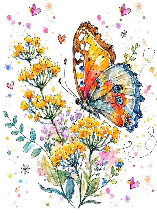 Spring Butterflies Wildflowers
