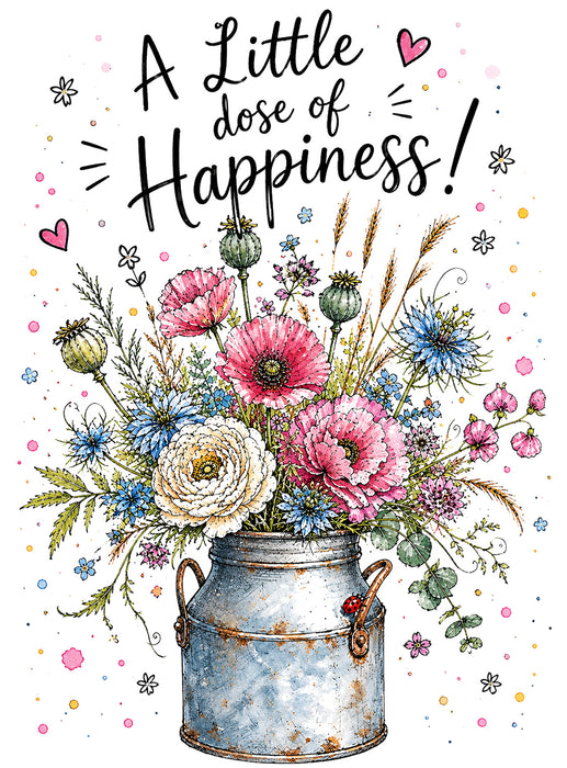 A Little does of Happiness Flowers