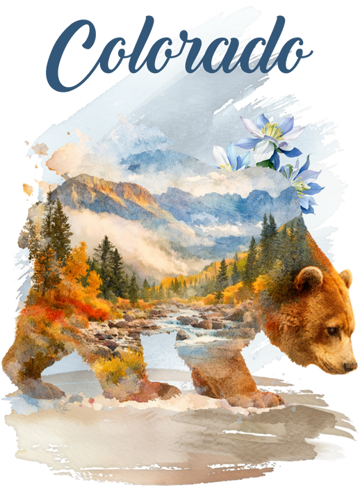 Colorado Bear Mountains Scene