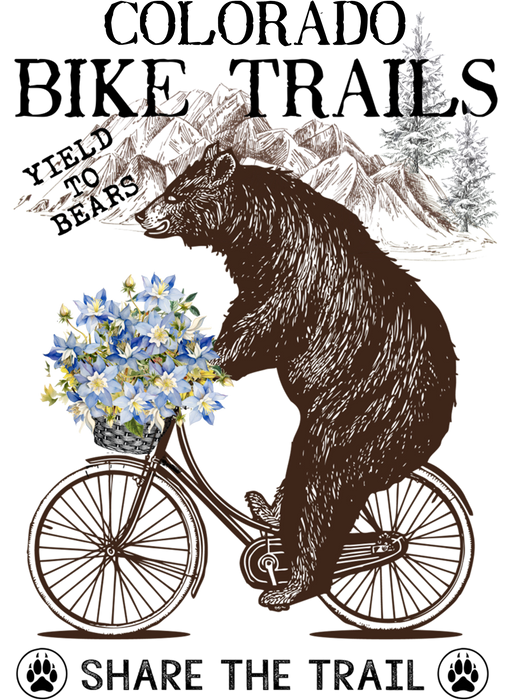 Colorado Share the Trail Bicycle Bear